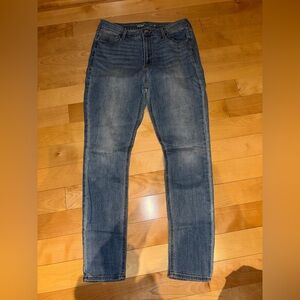 Women’s high rise super skinny blue jeans (12 USA)